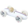 Vilac Wooden car large Grand prix vintage white